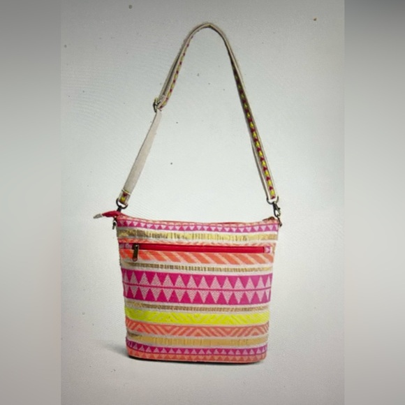 Butterfly Kaliedescope Crossbody Bag by America & Beyond - Picture 4 of 6